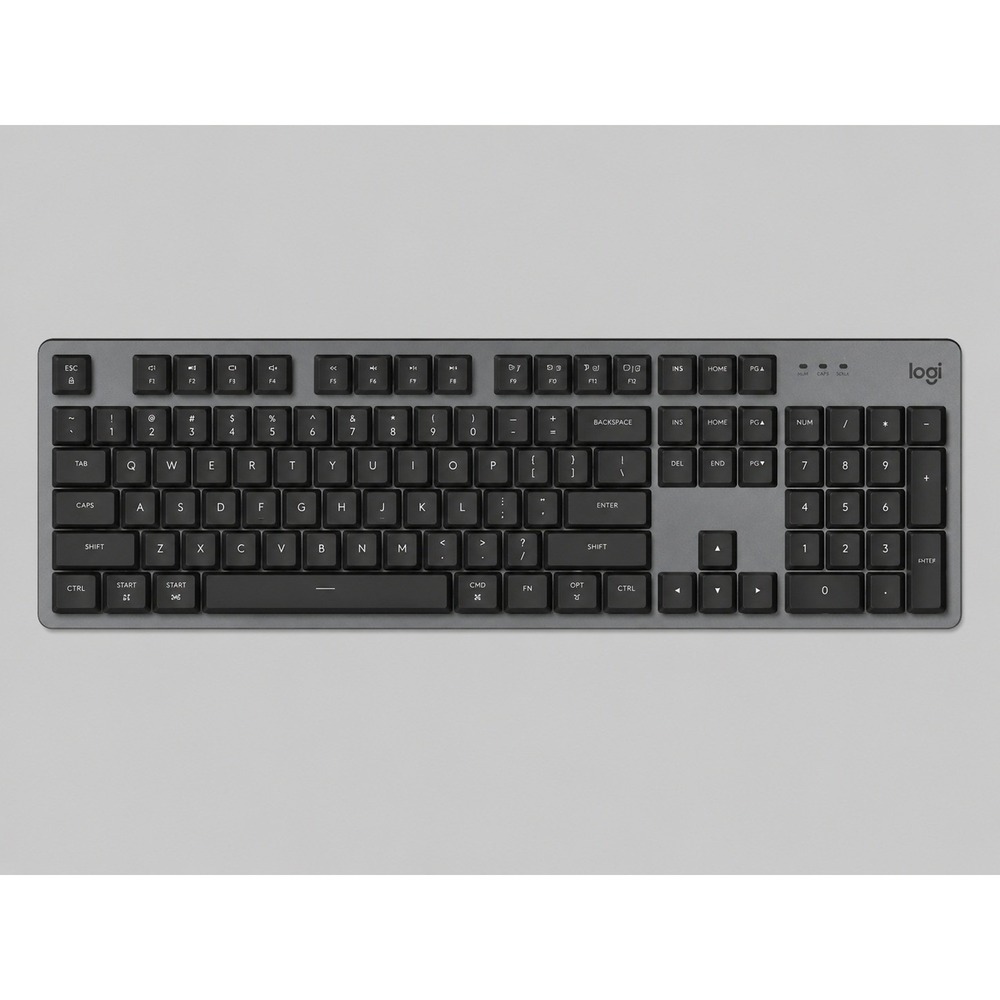 Logitech K845 Mechanical Illuminated Wired Keyboard Aluminum Graphite Silver